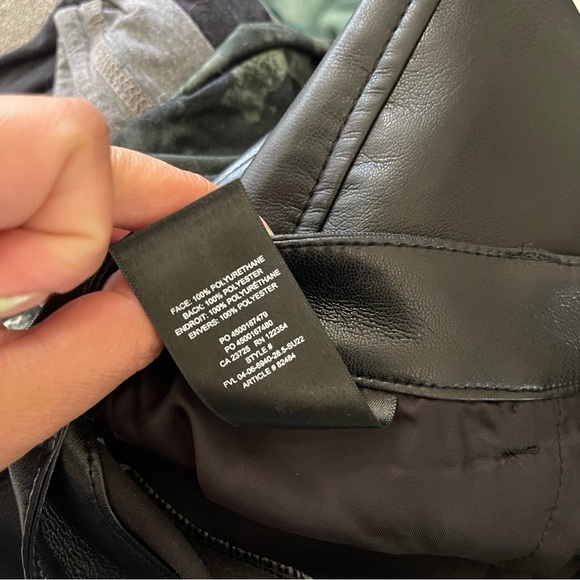 Aritzia Wilfred | The Melina Pant In Black Faux Leather - Picture 5 of 5